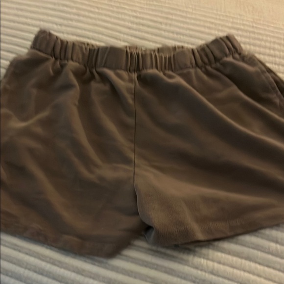 Garage Pants - Garage Brown Athletic Shorts Elastic Waist